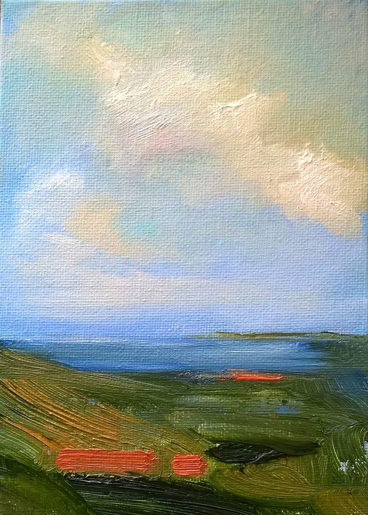 Photo of the oil painting Soulful Place II by Sinéad Smyth