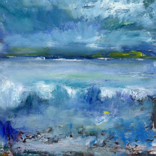 I am the sea - An original seascape painting in oil by Sinéad Smyth