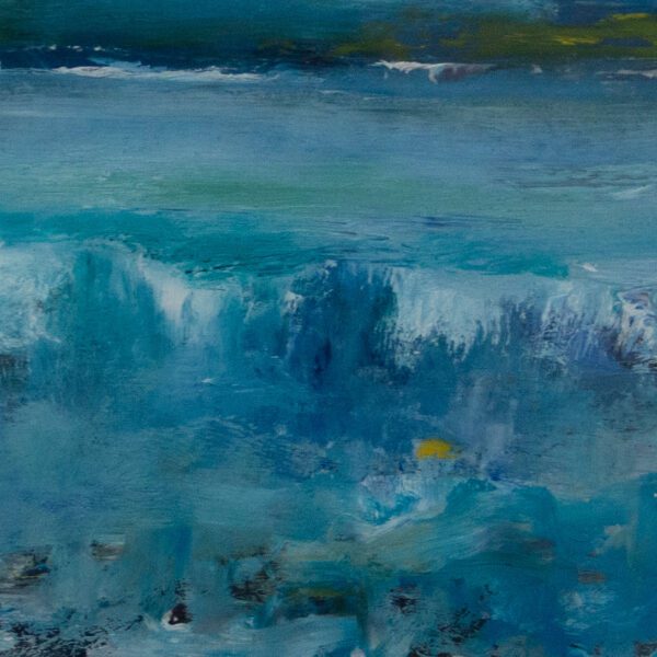 A detail from "I am the sea" - An original seascape painting in oil by Sinéad Smyth