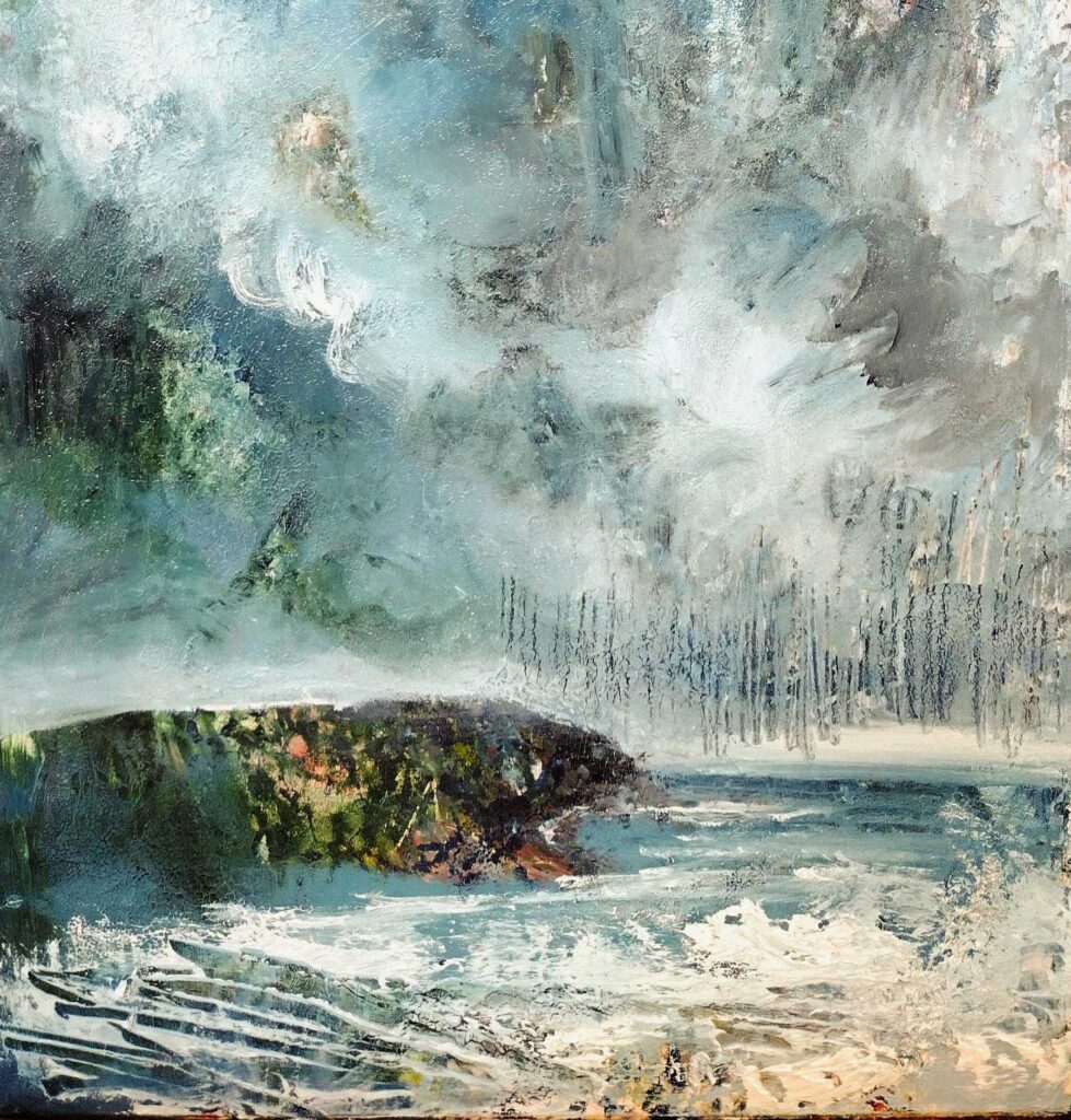 A landscape oil painting by Sinéad Smyth